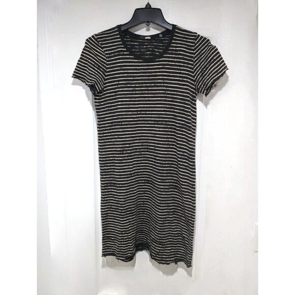 Atm Anthony Thomas Melillo | Distressed stripe tee dress - Picture 2 of 7